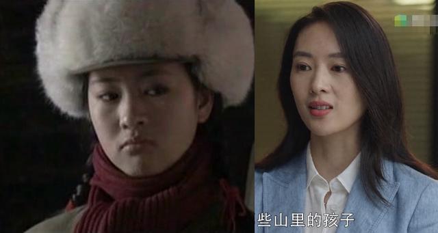 特别是在电视剧《林海雪原》里,她的脸看起来比较圆润