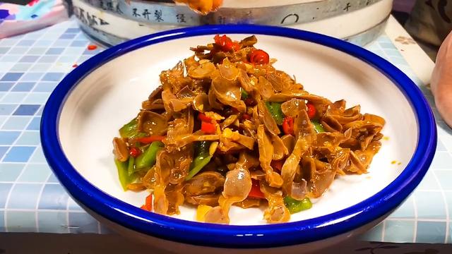 开胃爽口拌鸡胗新吃法不仅仅是好吃最重要的是太好吃了