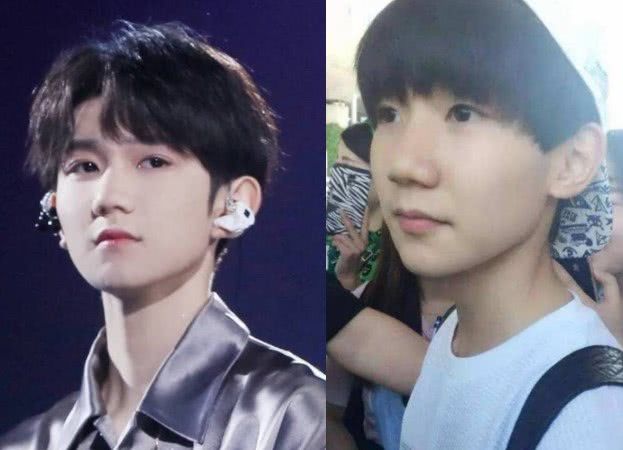 王源他是tfboys三小只中长得最萌的一位了,在舞台上他光芒四射,卸妆后