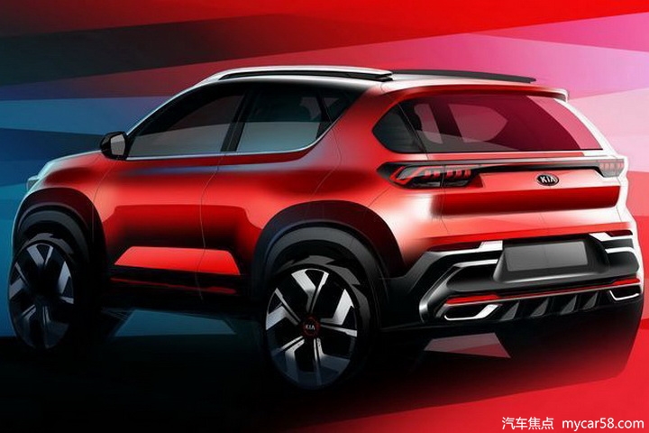 起亚将发布全新小型跨界SUV，概念造型，8月亮相