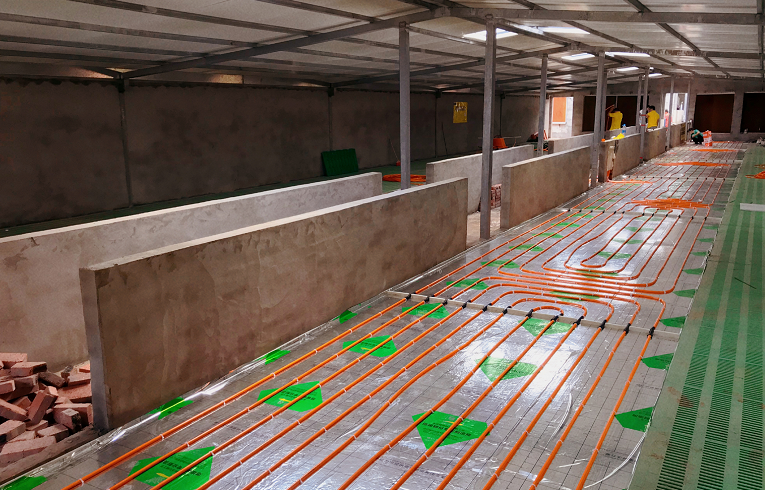 恩卓舒适家——大型猪舍采暖项目竣工投产!