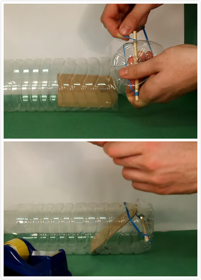 小伙英矿泉水瓶做抓老鼠的东西,我用了几次百发百中|小伙|纸板|捕鼠器