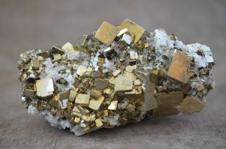 男子野外发现一种奇怪石头, 发到网上, 引起众人热议|黄铁矿|愚人