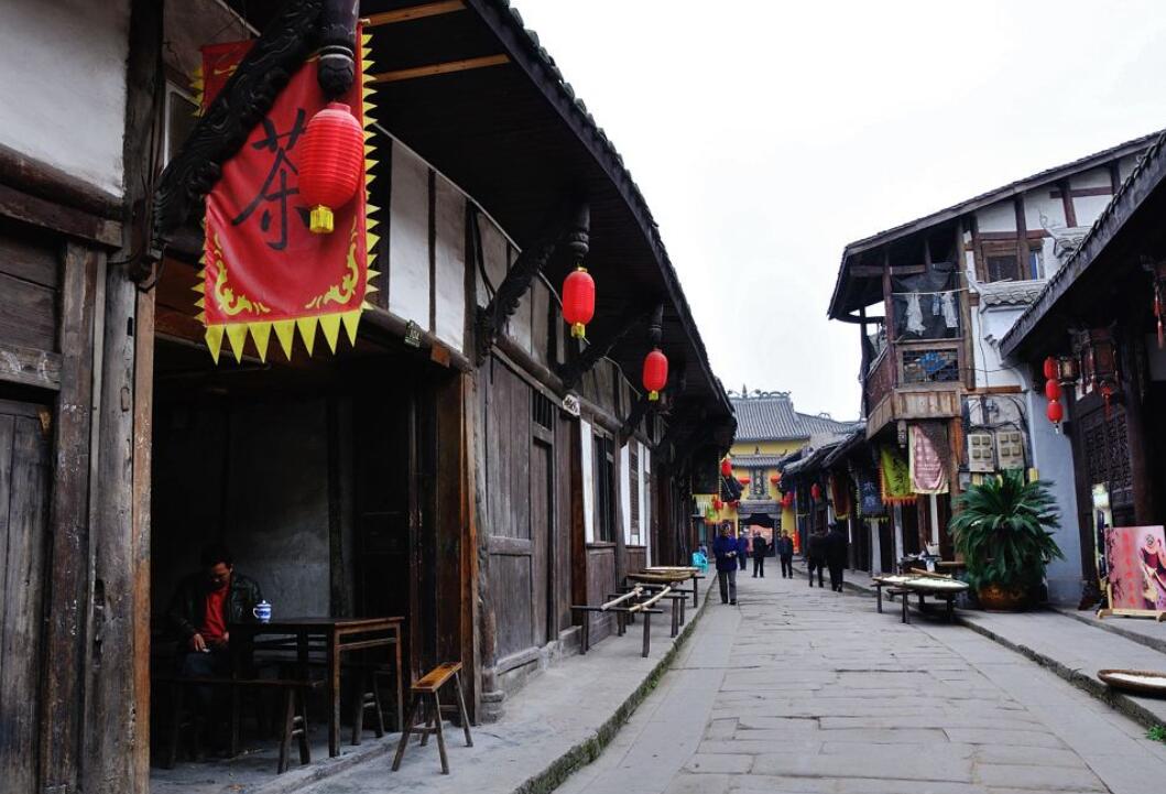 重庆渝北耗资5000万开发的龙兴古镇,成重庆两江文化产业的新地标