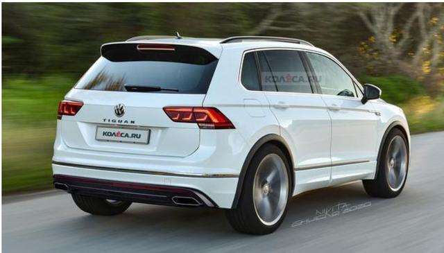 大众新款途观实拍图曝光,全黑运动车身,带字母能不能火?