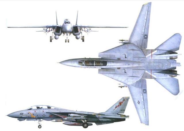 f-14战斗机:可变后掠翼的"大猫",美国海军舰载机的巅峰作品