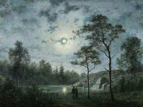 俄国画家月夜图片