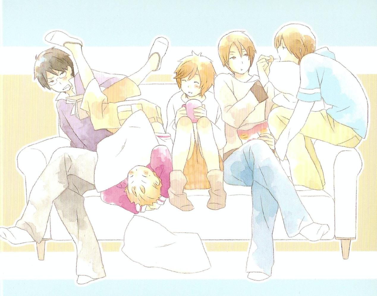 这部动漫诠释了男孩子的友谊,主角还是双胞胎,画风很治愈