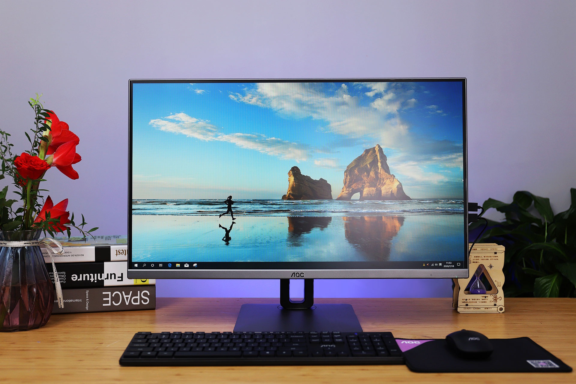 高清大屏aocaio27英寸大师926系列一体机图赏