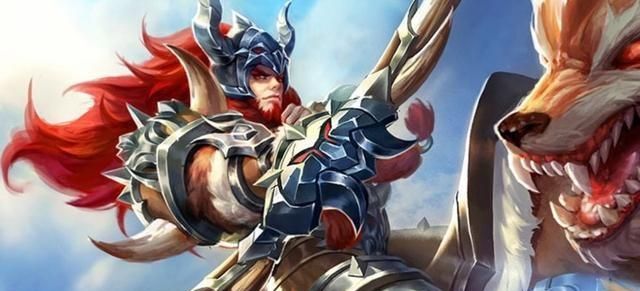 维京掠夺者成吉思汗(英雄初始皮肤)艾琳(武器:弓箭流行adc)女武神艾琳