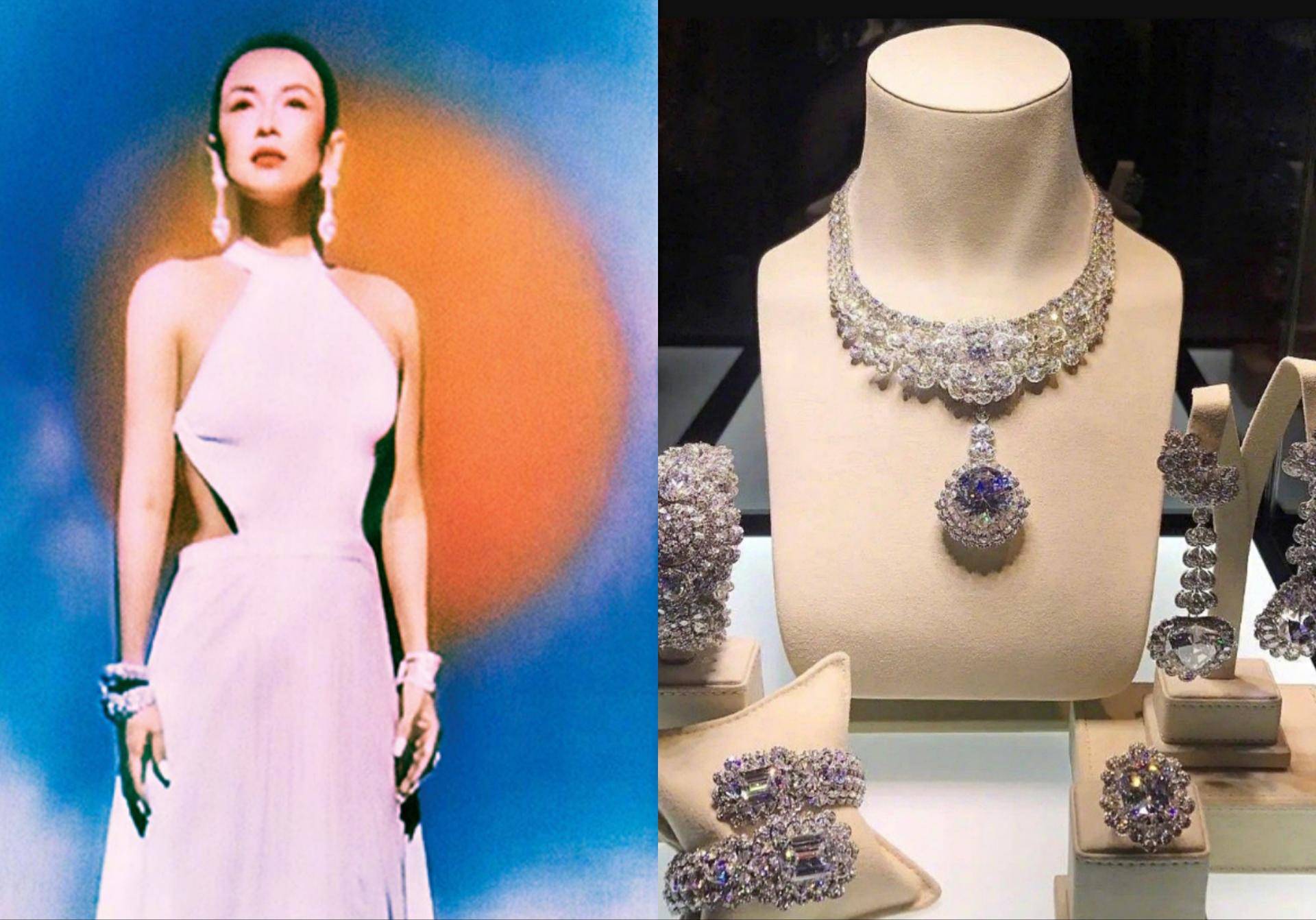 章子怡戴价值超5亿的钻石首饰拍杂志|章子怡|珠宝|杂志_新浪新闻