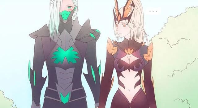 王者荣耀漫画兰陵王和花木兰约会凯看到后想杀人