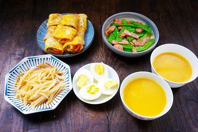 晒晒一家三口的早餐7天不重样营养好味道家人爱吃身体棒