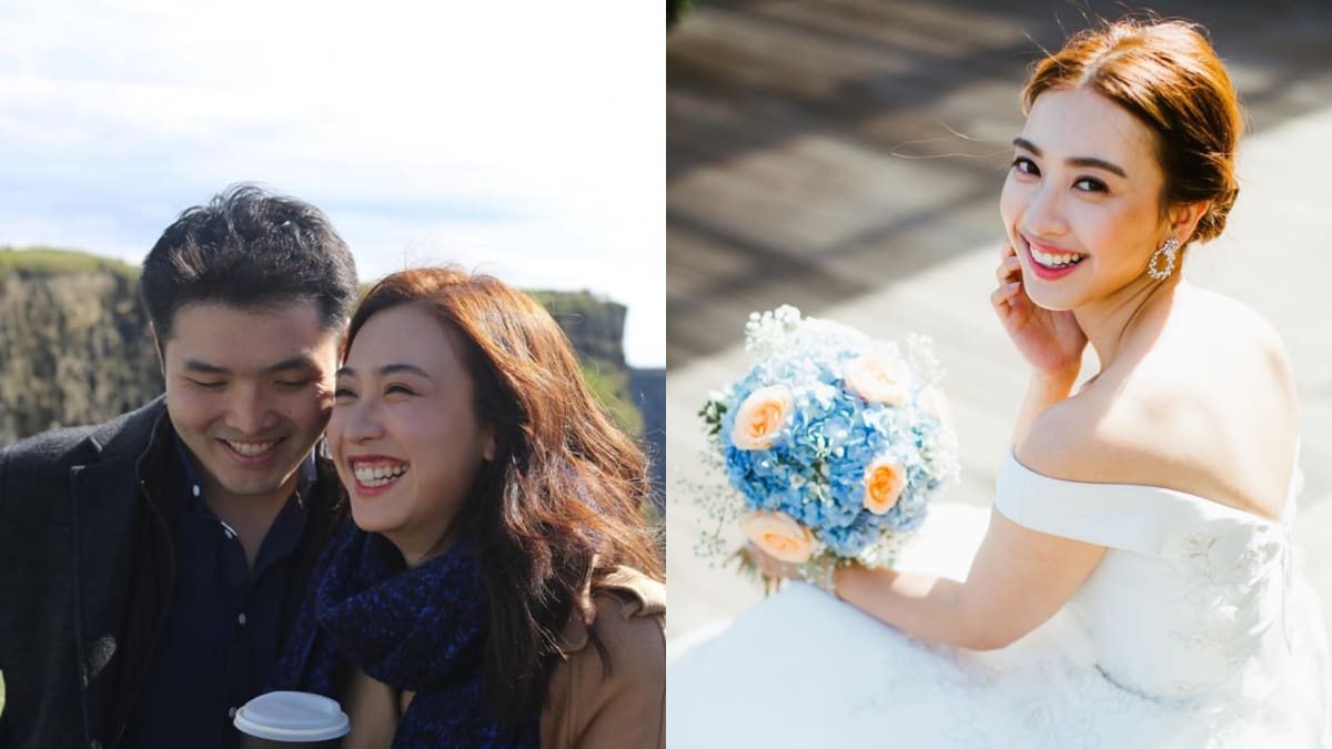 庆祝结婚1周年 朱千雪晒出唯美婚纱照