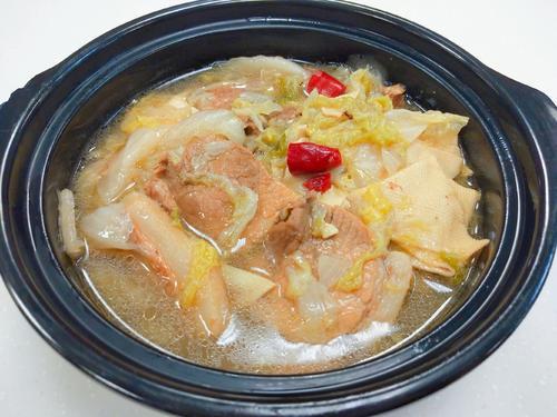 原来豆腐白菜炖五花肉更美味营养好吃超下饭孩子特喜欢