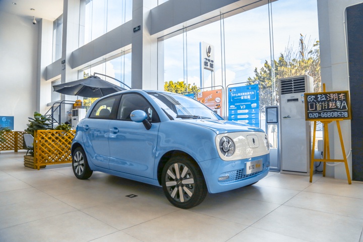 造型呆萌空间实用到店实拍欧拉黑猫