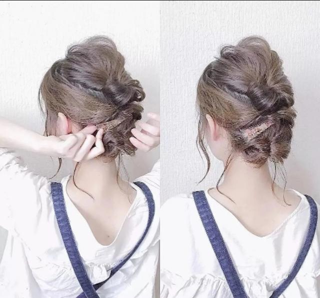 超简单日系编发发型齐肩发型最好看