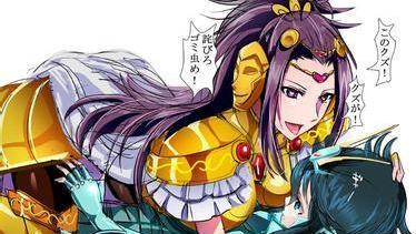 圣斗士先代双子座黄金圣斗士撒卡一样她也具有双重人格