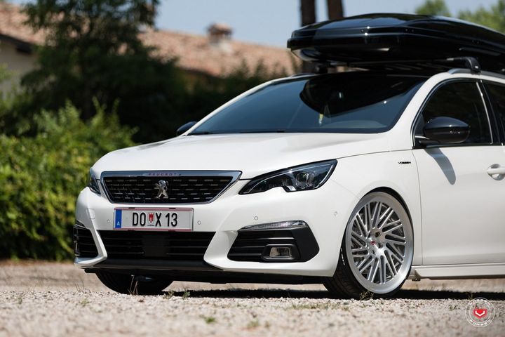 标致308 sw改装vossen lc-105t轮毂