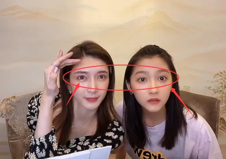 江疏影关晓彤同框一个女团妆一个是素颜差别都在卧蚕上了