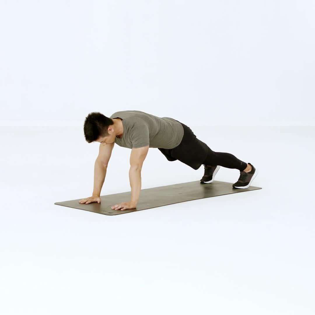 2,深蹲交替提膝x12