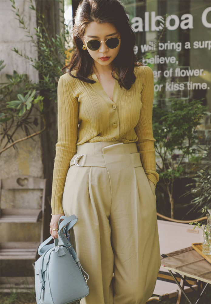 抹茶绿成功逆袭了洋气高级超显白看三木的搭配就知道了