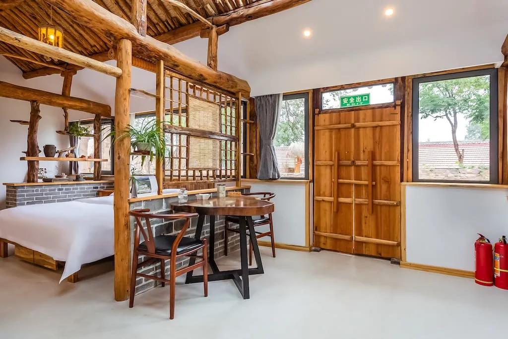 住农家小院回归田园生活晚上看最美的星空