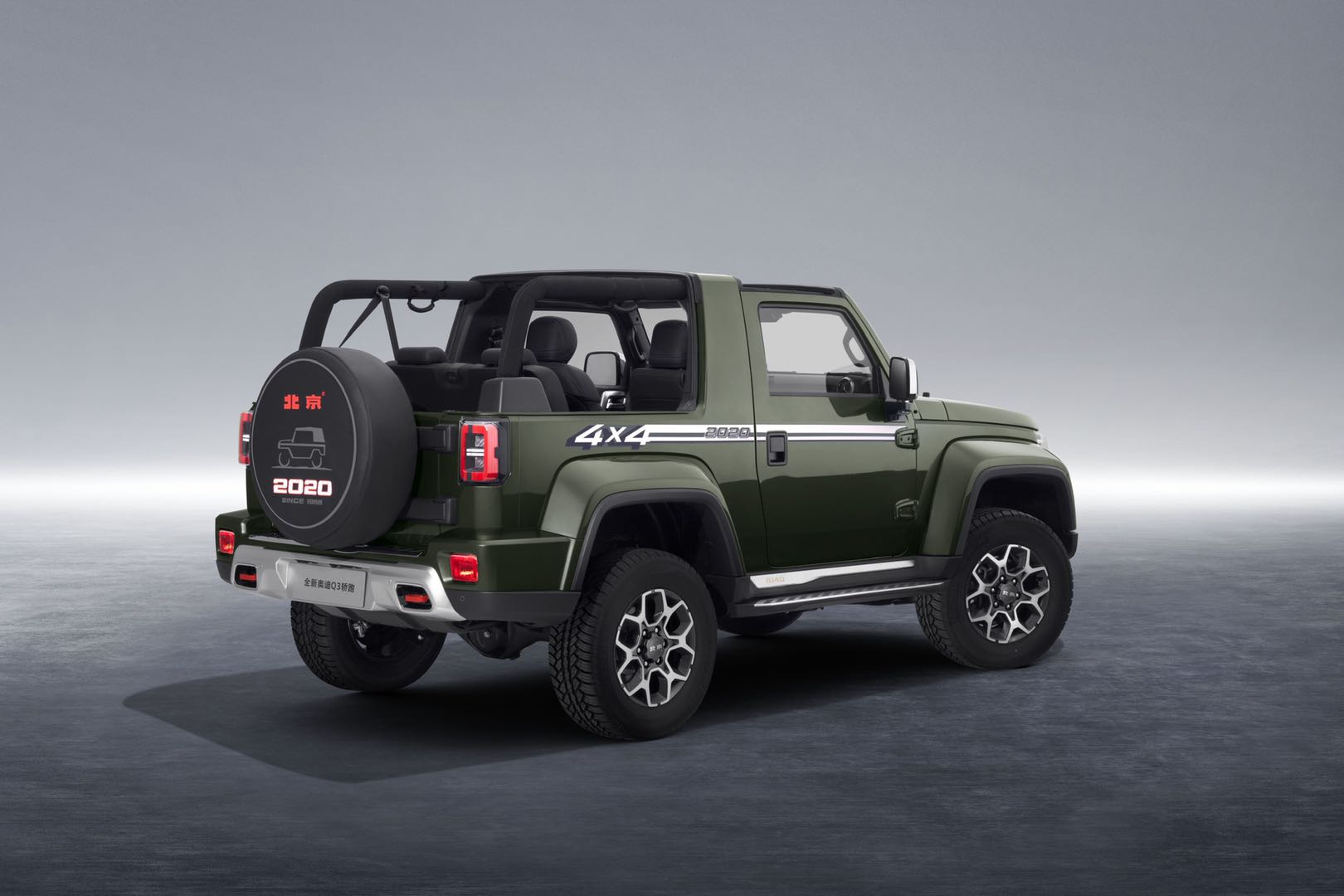 双门短轴设计,北京bj40致敬2020版官图发布