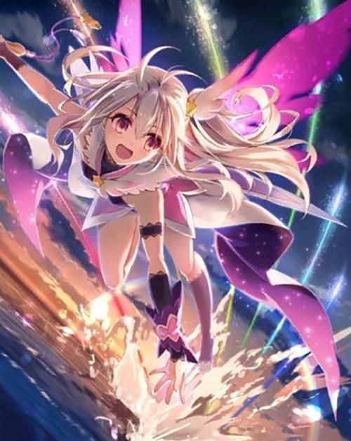 fgo四星泳装伊莉雅全灵基突破立绘赏析魔法少女伊莉雅是最棒的