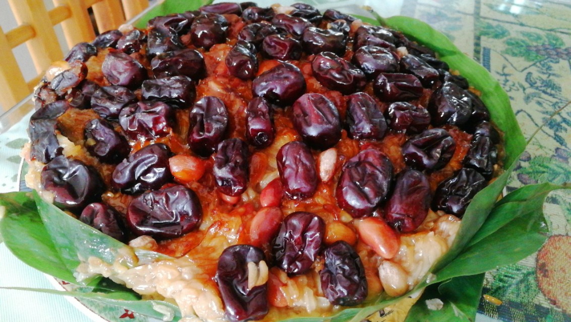 粽叶蜜枣甑糕枣香浓郁香甜软糯不会包粽子的收藏哦比粽子更好吃|粽叶