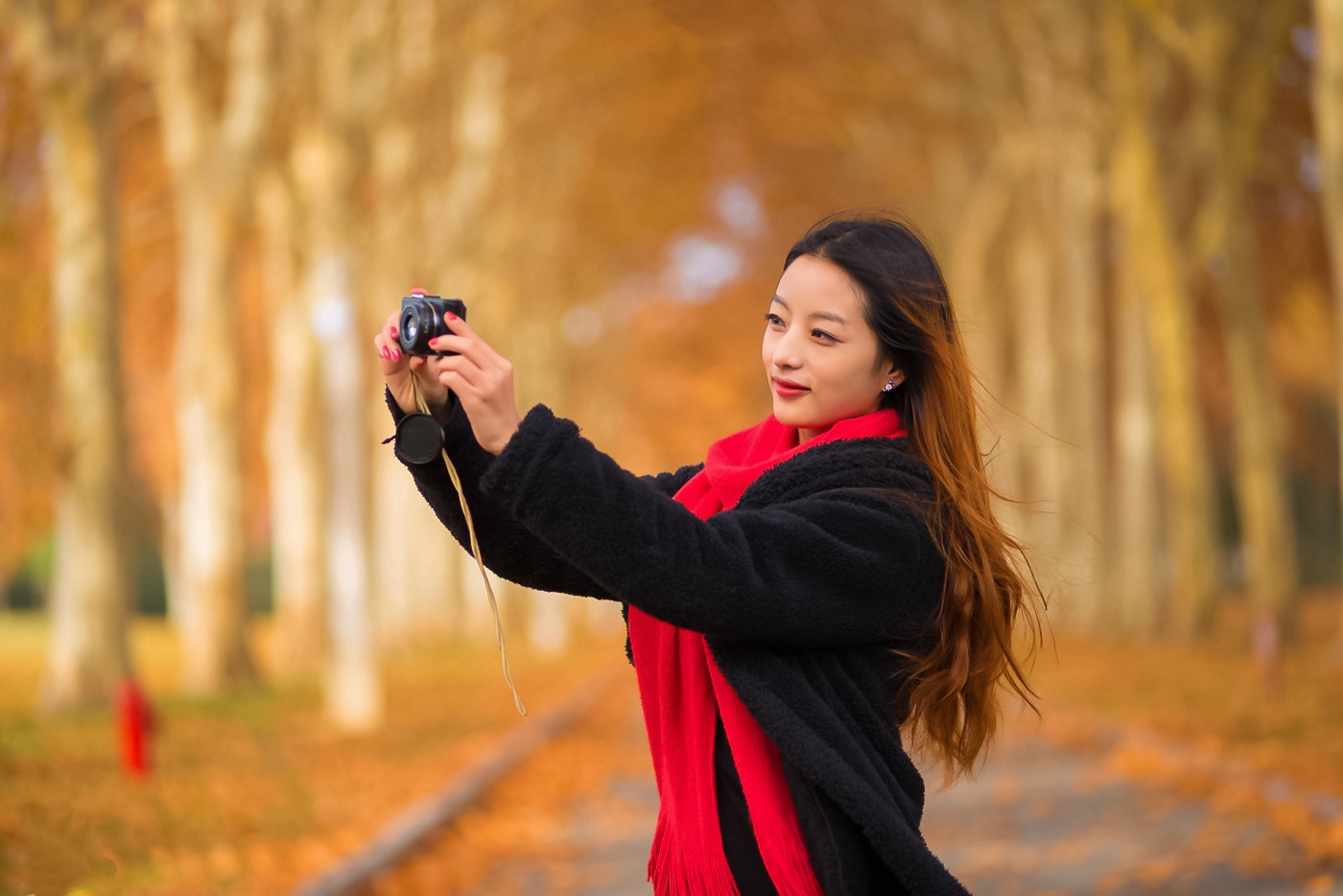 秋景人像怎么拍美16张照片点评优缺点助你拍秋意浓诗意照片