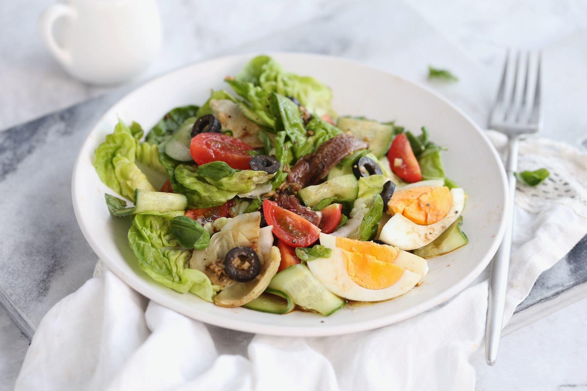 法国有名尼斯沙拉做法如此简单食材多样化营养丰富超美味