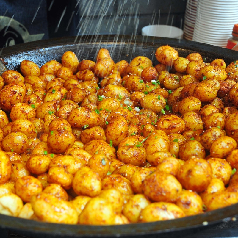 恩施小土豆街边美食