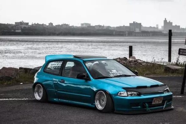 火箭兔配本田这台思域eg5竟如此靓丽