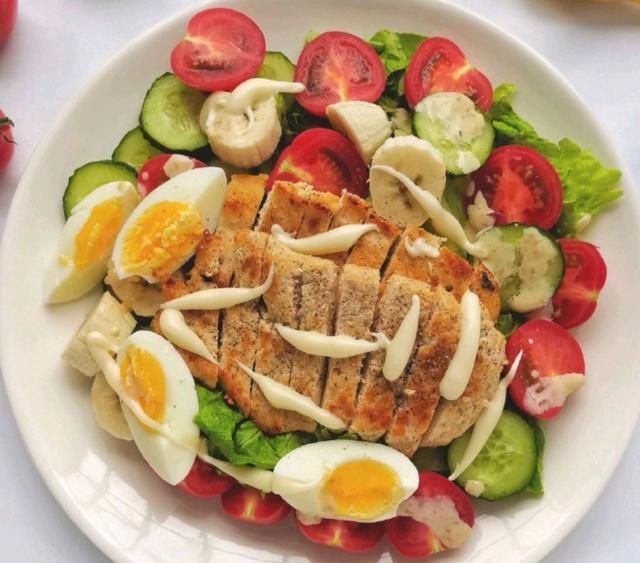 说好的减肥餐,又没忍住多吃,希望不要胖,做起来很简单|鸡胸肉|减肥餐