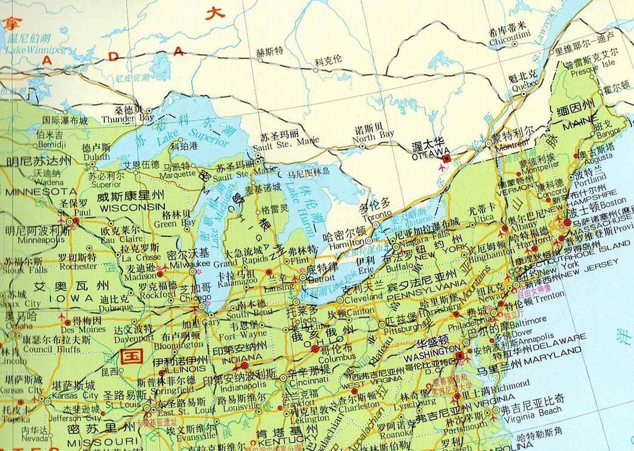 位于美国东北部的五大湖城市群并不靠海为什么经济发达