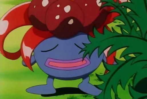 神奇宝贝图鉴no044强烈的臭味能传播两公里的臭臭花