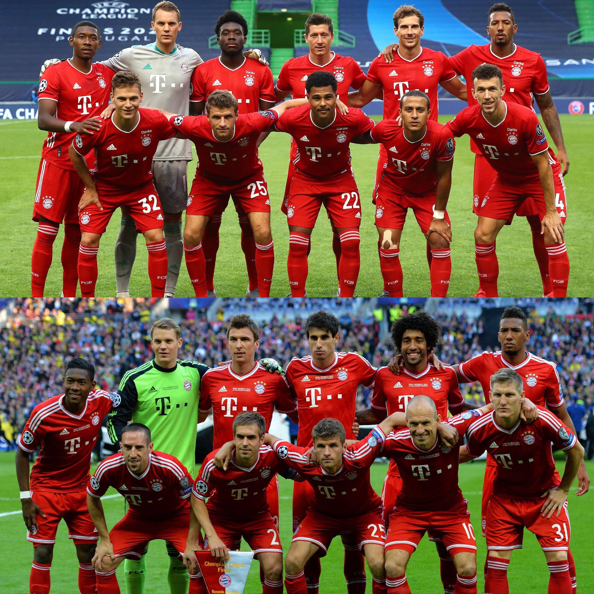 半决赛德法平分秋色,创纪录10连胜,拜仁与大巴黎会师欧冠决赛