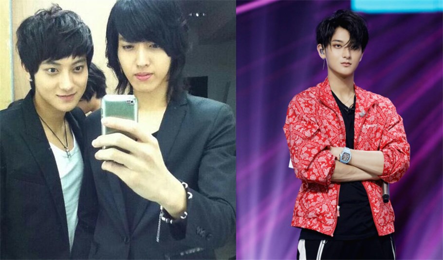 归国四子出道前后杀马特造型土到掉渣换发型等于整容