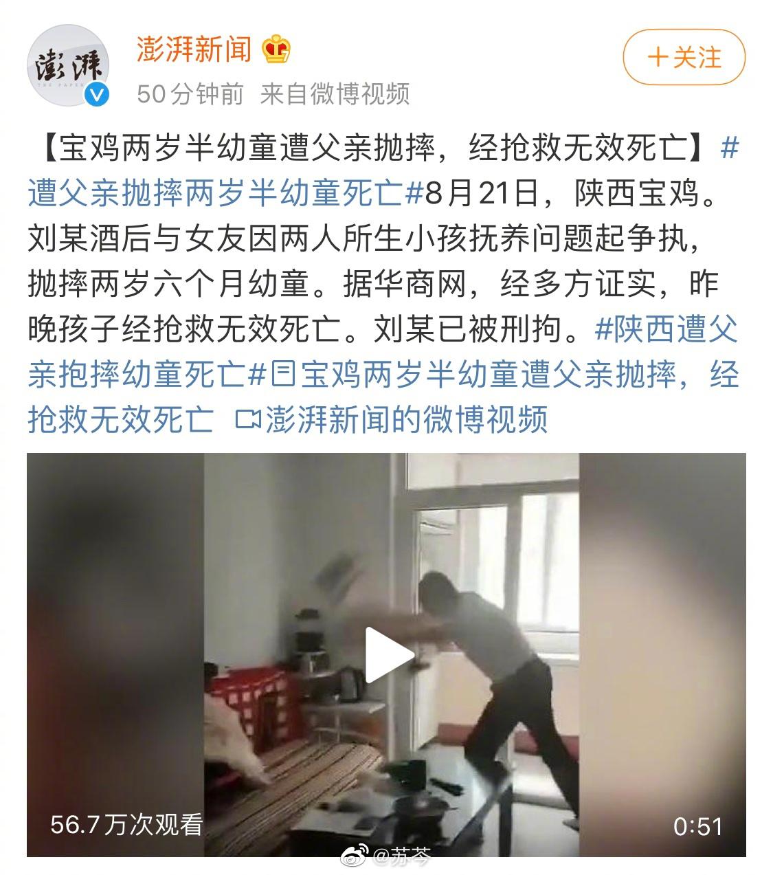 这畜生父亲两次摔孩子,在第二次致命一摔前……|畜生|致命|父亲_新浪新闻