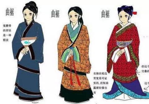 连衣裙“鼻祖”科普:绕襟曲裾深衣,到底是怎样一种服饰?|深衣|服饰|汉服_新浪新闻