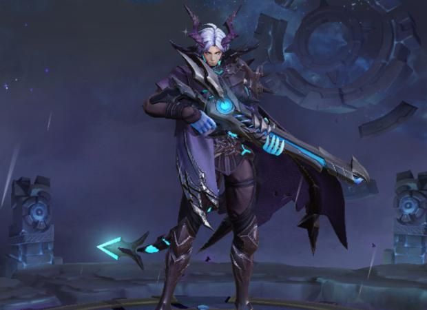 首先第一款就是百里守约的特工魅影,这皮肤的特效比较炫酷,但是手感就