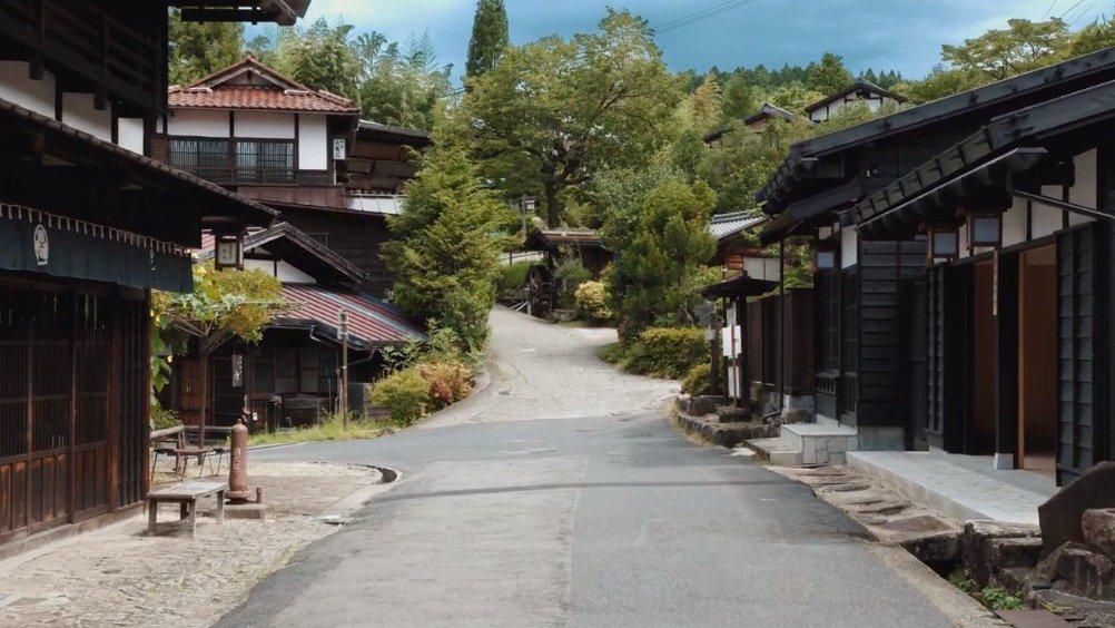 中山道第42番的宿场妻笼宿散步 仿佛穿越回了江户时代山间驿站