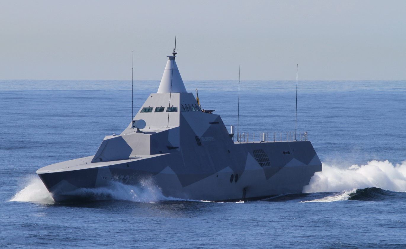 领先美军瑞典护卫舰性能优越为隐身战舰设计指引方向