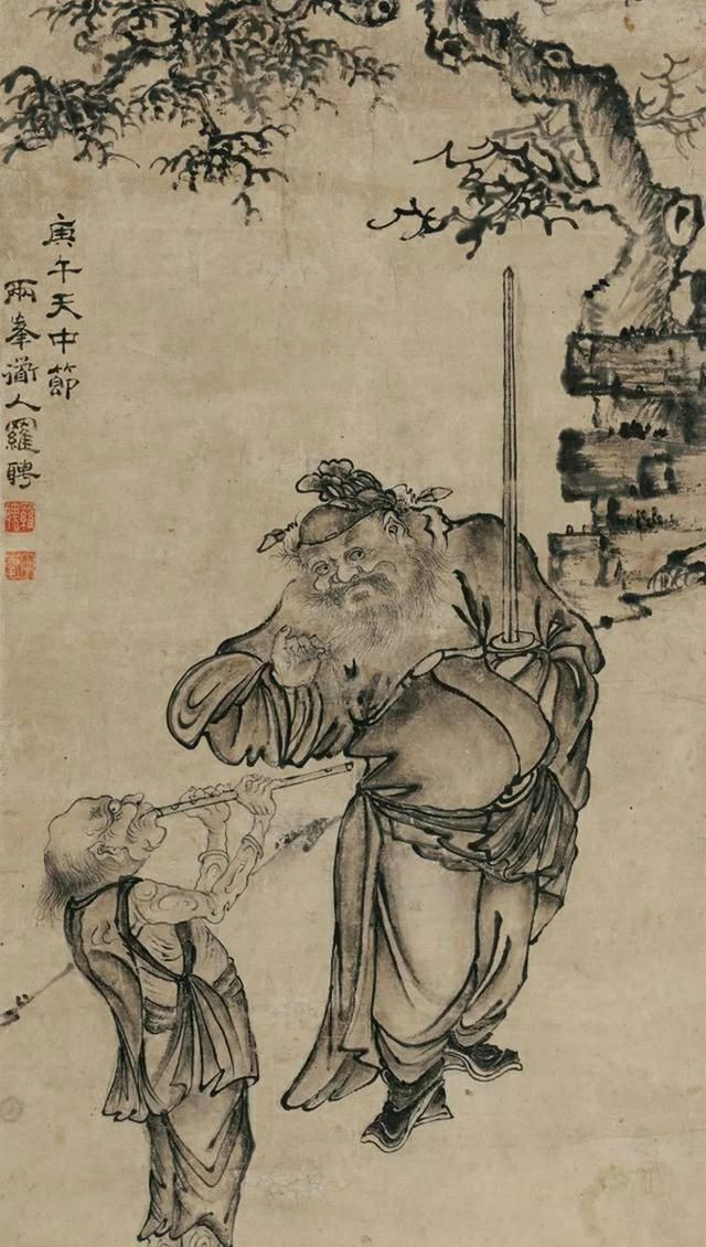 让大人心生恐惧,让孩童直呼可爱,他的画为何拥有如此特别的魅力|罗聘