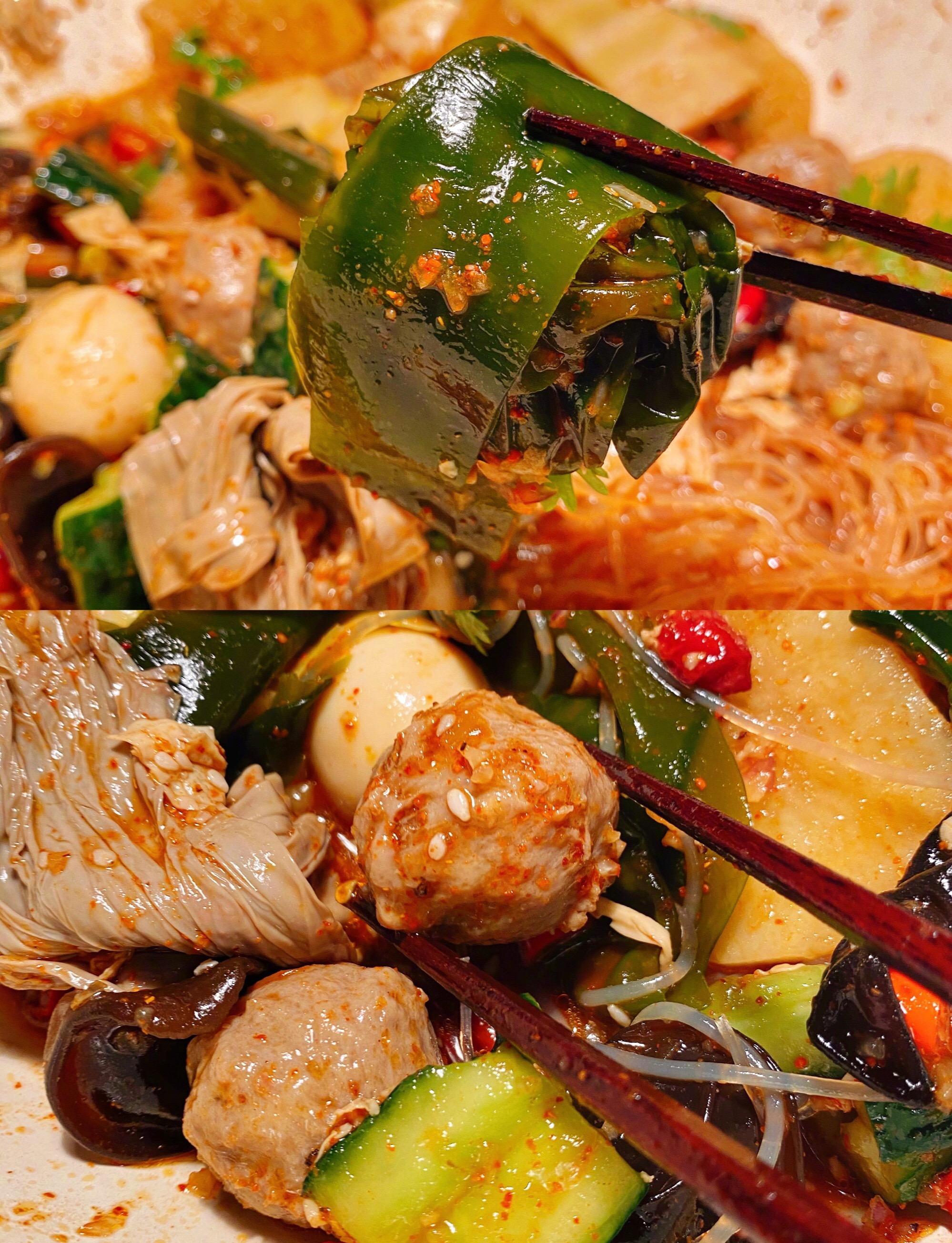 夏日酸辣凉拌菜万能公式,减肥的姐妹可以拌魔芋结鸡胸肉丝