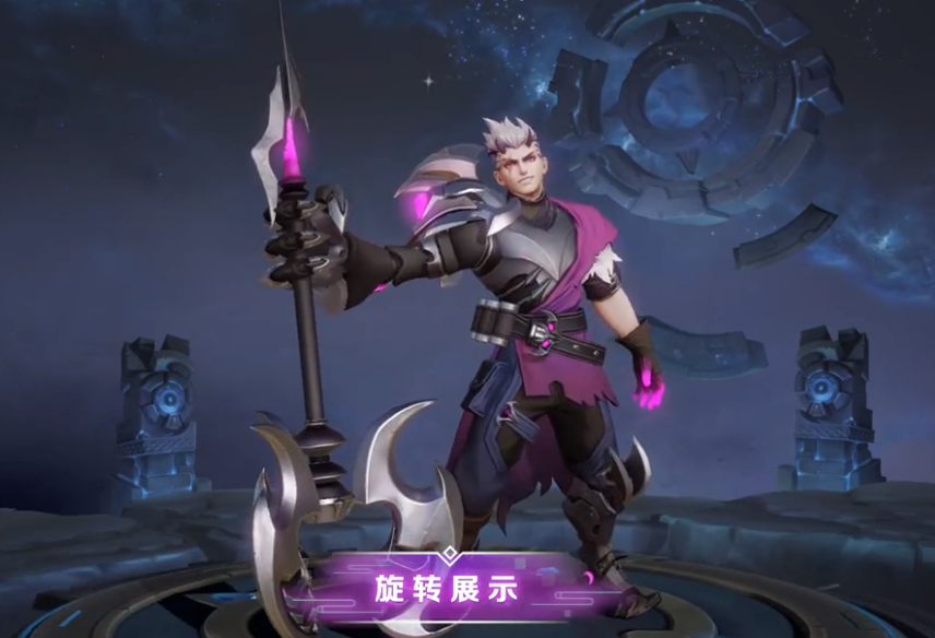 王者荣耀狂铁活动皮肤特工战影来了紫色特效让他显得更加冷酷