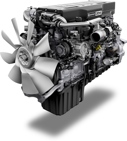 作为商用车的三大件,底特律64动力总成集成了三种专门设计的发动机