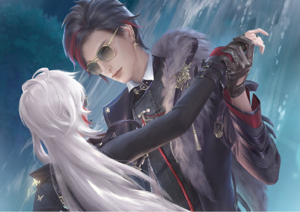 云裳羽衣二殿下是海带精被实锤迷之配色黑得五彩斑斓