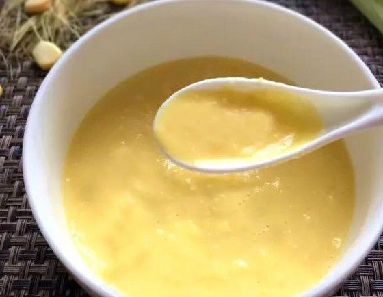 玉米糊,圆白菜炒豆皮,炝拌双色甘蓝,百合炒丝瓜的做法